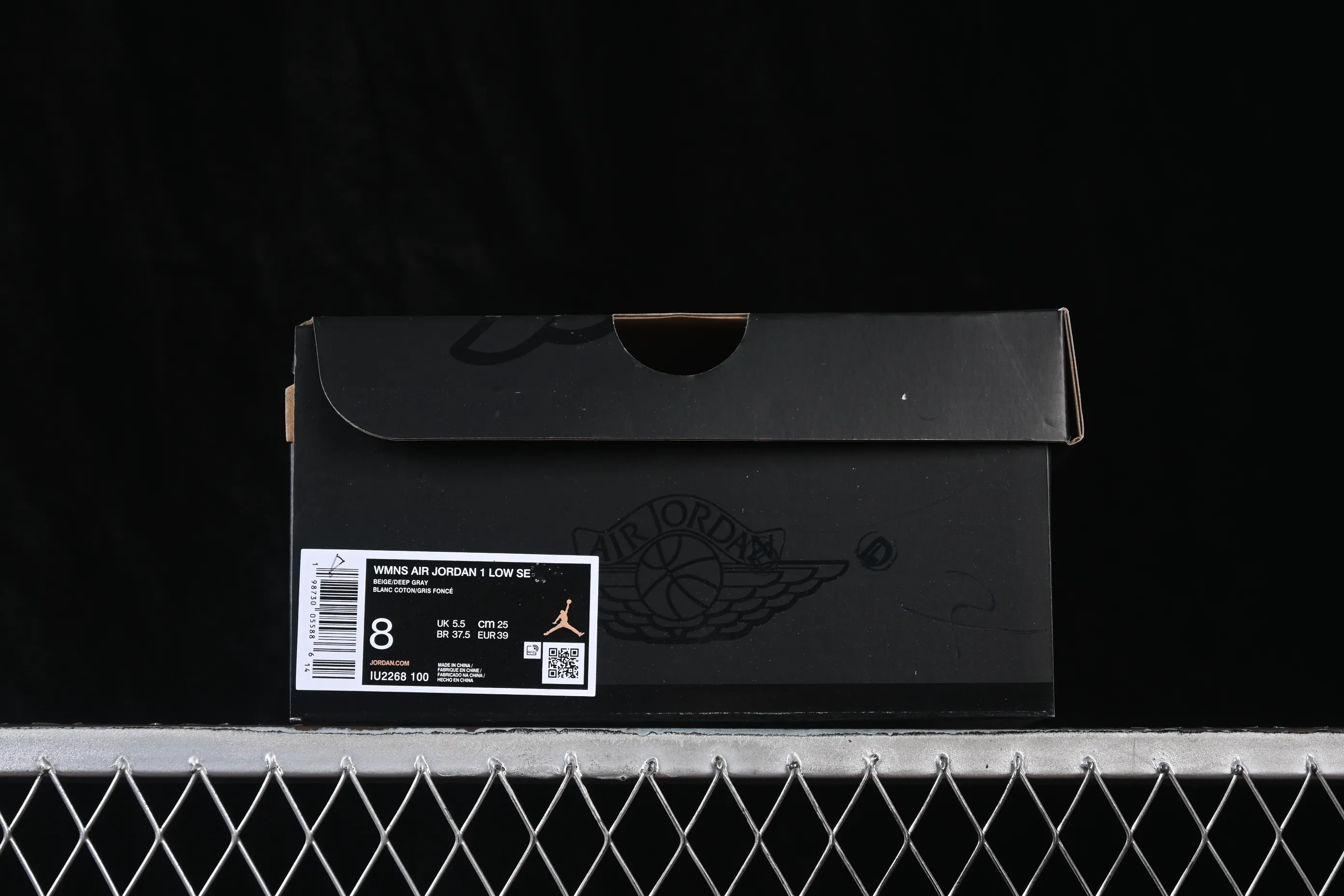 All categories Air Jordan Jordan series basketball shoes Air Jordan 1 Low Air Jordan 1 Low AJ1 Joe 1 white gray burst pattern low-top retro cultural basketball shoes IU2268-100